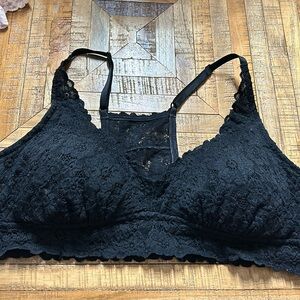 Aerie Padded Black Bralette